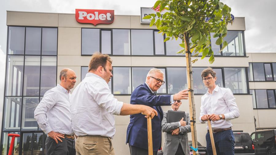 Visite royale pour Polet et De Pypere