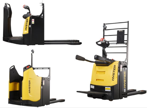 Nouveaux transpalettes à plate-forme Hyster, compatibles lithium-ion