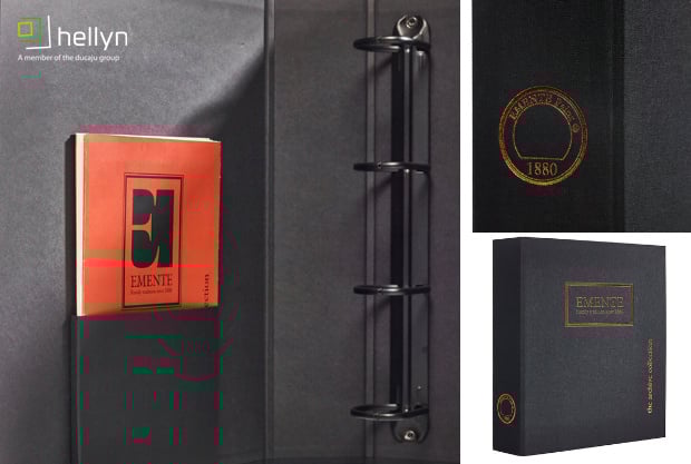 Des collections d'échantillons brillamment présentées