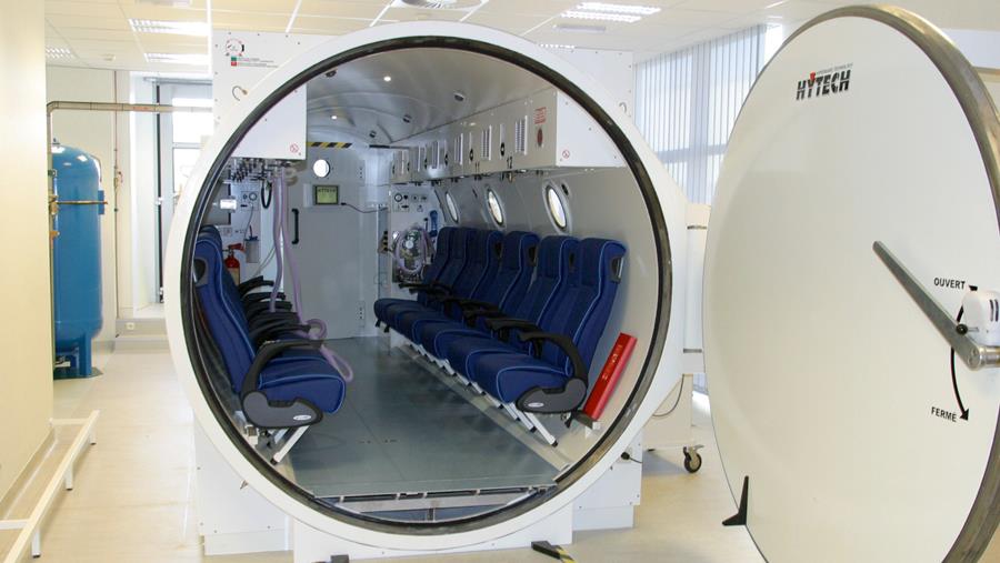 Le dernier caisson hyperbare de Wallonie est sous pression