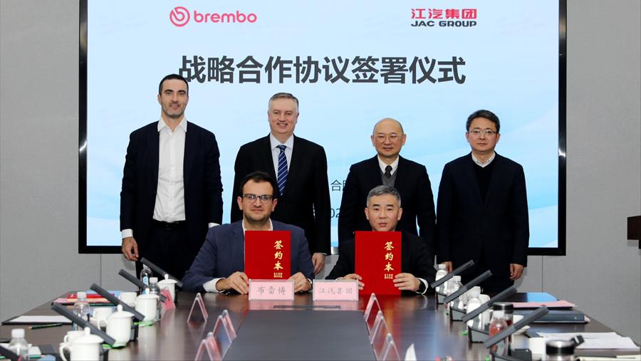 Brembo en JAC Group versterken strategische samenwerking