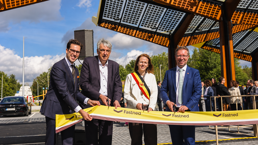 Inauguration de Libin Galaxia : la plus grande station de recharge rapide de Wallonie