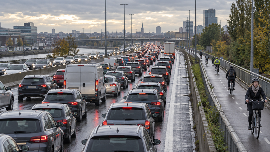 Les files coûtent déjà 3,8 milliards à la Belgique