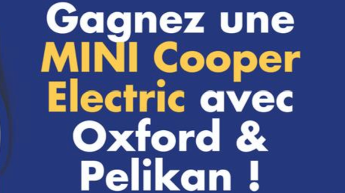 Offrez à vos clients la chance de gagner une voiture avec Oxford & Pelikan !