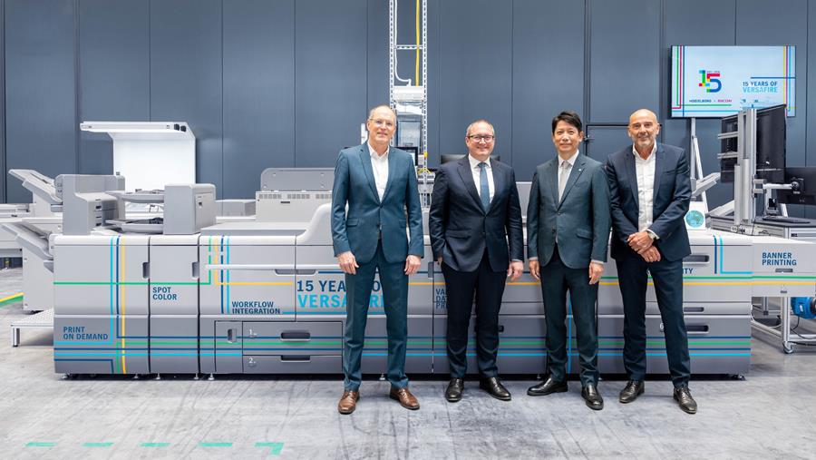 Heidelberg et Ricoh collaborent autour des systèmes Versafire depuis 15 ans