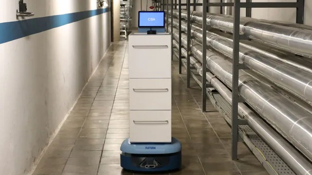 Ziekenhuis Geel zet zelfrijdende robot in